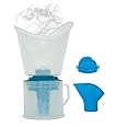 Dr. Odin OSV 102 DL Dual Layer Steamer Vaporizer for Cold, Cough, Face Steam, Steam Inhaler and Steamer Helps in Breathing Disorders and Face Humidifier (White & Blue)