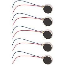 15 Micro Moteurs De Vibration 6x14 Mm - 3V, 7500 Tr/min - Sans Noyau - Pour Bracelets Connectés, Jouets, Projets électroniques - 7