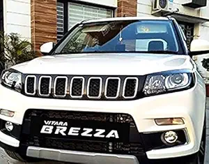 Cloudbazzar Premium Quality front grill for Maruti Suzuki Vitara Brezza Pack of 5 (Jeep Compass style)