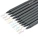 Produktbild Fineliner Farbe Pen Set, 0,38 mm Fine Line Tuschefüller, poröse Fine Point Markers perfekt für Färben Buch, Bullet Tagebuch Kunst-Projekte und Manga Cartoon Werbung Design, 10 Stück