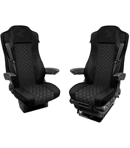 PG Eco Leather Seat Covers (1+1 Set) For Mercedes Actros MP4 – Beige – New