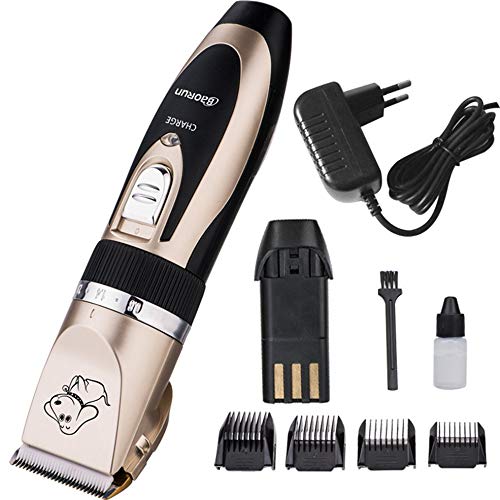 Preisvergleich Produktbild Pet Clipper Dog Teddy Hair Schnurloser Rasierer Push Beauty Shaver Elektrische Schneidemaschine Barber Push Knife Leises Laden