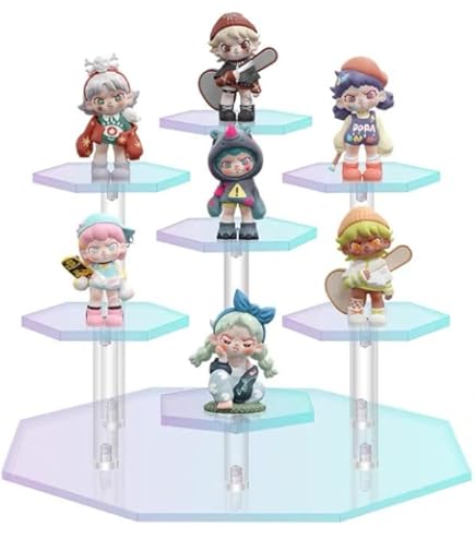 Acrylen Displayrek Présentoir À 4 Étages En Acrylique Transparent Pour Figurines Pop, Cupcakes, Desserts, Parfums Acrylen Display Standaard