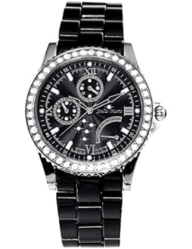 Stella Maris Damen-Armbanduhr Analog Quarz Premium Keramik Diamanten - STM15N2
