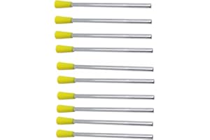 SAMHENG Triangle Iron Sticks, 10 Pack Hand Instrument Striker, Musical Triangle Instrument Hammers, Metal Percussion Sticks Mallet Percussion for Early Education Toy, Music Learning, Practicing Enlightenment