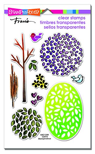 Stampendous Stampendous Perfectly Clear Stamps 4-inch x 6-inch Tree Parts, Acrylic, Multicolour
