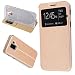 Produktbild Misemiya  ® - Hülle Samsung Galaxy J6 2018 - Hülle + Vollständiger Displayschutz (Schwarzer Rand), Cover Magnet Sport Halterung, Gold