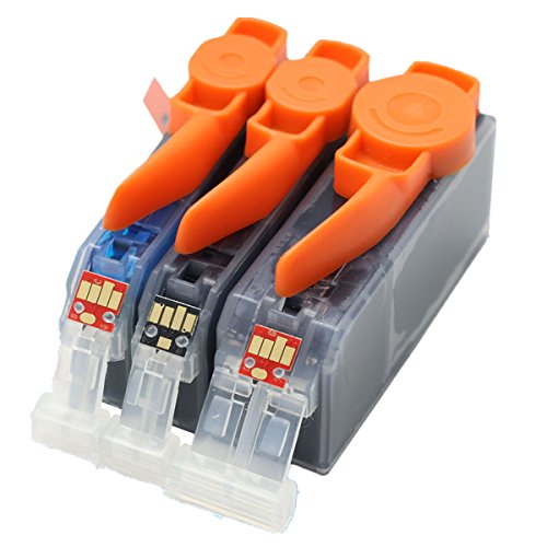 Generisch Kompatible Tintenpatronen Ersatz für Canon PGI 520XL 520 XL CLI 521XL 521 PGI-520 PGI-520XL CLI-521 CLI-521XL PGI-520XL CLI-521XL Tintenpatronen Hohe Kapazität kompatibel für Canon PIXMA IP3600 IP4600 IP4700 MX860 MX870 MP540 MP550 MP560 MP620 MP630 MP640 MP980 MP990 Tintenpatronen für Inkjet Drucker (3 Grossen Schwarz) - 2