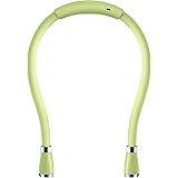 SingHong Lampada da lettura a LED a libro con luce USB ricaricabile, vivavoce, 4 lampadine a LED, 4 luminosità regolabile, pe