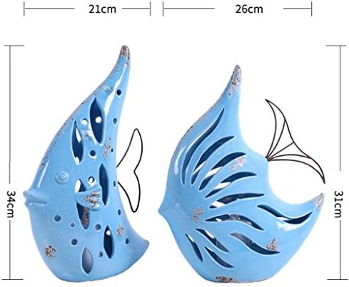 Jack Mall- Desktop kiss fish ornaments do the old ceramic crafts furnishings creative gifts couple gifts