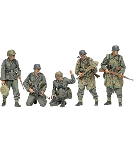 Kit Figurines Soldats Allemands équipage Char 1/35 – 2 Personnages En Résine – À Assembler Et Peindre – Maquette Détaillée - 5