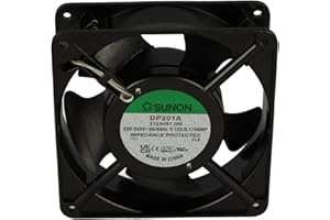 DP201A-2123HST.GN | SUNON FAN, AXIAL, 120 X 38MM, 230VAC, SLEEVE BEARING, HIGH SPEED, 2550/2900 RPM, TERMINALS