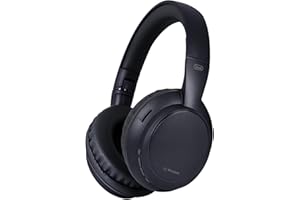 Trevi DJ 12E35 BT Cuffie Wireless Over Ear, Stereo HiFi con Microfono, 12h Autonomia, Comandi su Padiglione, Pieghevoli e Leggere, Compatibili con iOS e Android, per Viaggio, PC, Telefono e Ufficio