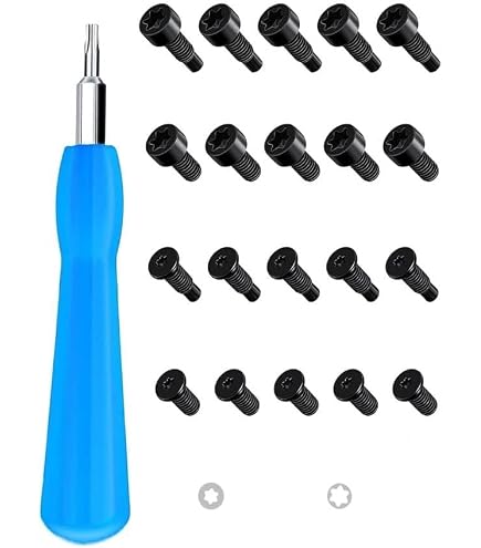 ECSiNG 80-Piece Doorbell Screw Replacement Kit – Compatible With Video Doorbell & 2Pro, 4 Sizes, Metal Security Screws, Black Finish