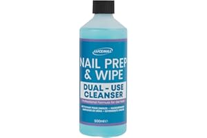 Lucemill 500ml Nail Prep & Wipe Cleanser | Professional Solution for Gel Polish & Acrylics | Removes Sticky Inhibition Layer After Curing | Fast-Drying, Residue-Free