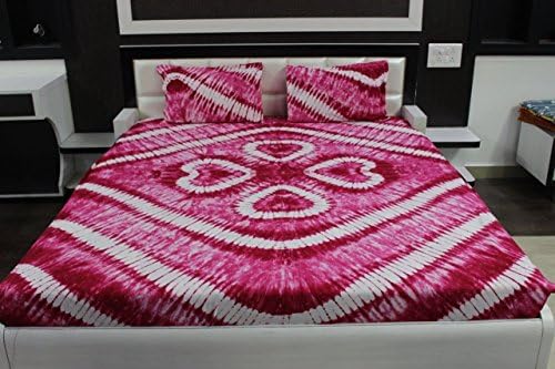 Traditional Fabrics Indian Shibori Mandala Bed Cover Queen Size Bohemian Decor Bedspread Set G303