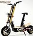 Produktbild FORÇA Bossman-S Elektro-Scooter mit 48 V 1500 W Straßenzulassung EEC 45km/h Topspeed in Schwarz-Gold
