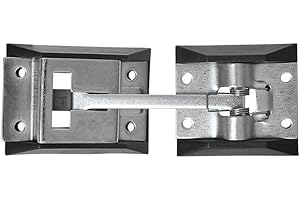 blntackle76 Juego de 1 4 topes de Puerta con Pieza de sujeción para Caravana, Remolque, Barco, Cierre de Puerta de Entrada RV (1 Unidad)