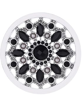 Morella Damen Amulett Coins 33 mm Zirkoniasteine