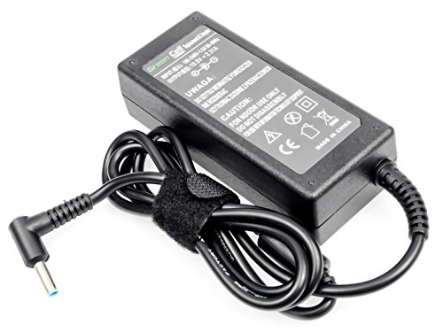 Green Cell® Dell 00285K Netzteil / Ladegerät inkl. Stromkabel für Dell Notebook / Laptop (Ausgangsspannung: 19.5V 2.31A 45W, Steckermaße: 4.5-3.0mm mit Stift nach innen) - 4