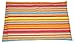 BABY'S COMFORT PILLOWCASE (AVAILABLE IN 15 COLOURS) (1. Orange strips)