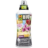 COMPO BIO Fortigo Flores, Organic Fertilizer Extra Flowering, 1 L | Stimulates abundant and long-lasting flowering in floweri