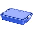 Cosmoplast 15L Lockbox Storage Box, Translucent Blue, L 51 X W 38.5 X H 11 Cm
