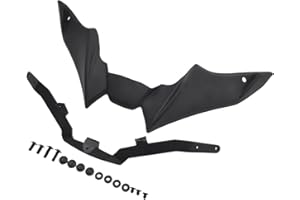 Deflector de motocicleta FACULX para modelos MT-09 SP 2021-2023, ala aerodinámica, reduce la resistencia al viento, material ABS, negro, acabado de fibra de carbono
