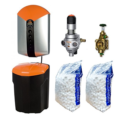Preisvergleich Produktbild Judo Perfect Soft Set Enthärtungsanlage Hauswasserstation Umgehungsventil + Salz
