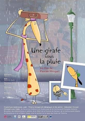 couverture de : Une Girafe sous la pluie