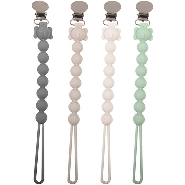 Baby Buddy Pacifier Clip - Universal Fit Pacifier Holder For All Brands, BPA Free (Red, 1 Pack)