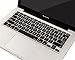 Saco High Quality Silicone Keyboard Protector Skin Cover for Apple MacBook Air MJVE2HN/A 13-inch Laptop (Black/Clear) RS.300.00