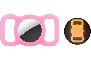 Sichy Llaveros AirTag Funda Protectora, Collar de Perro y Gato de Silicona para Apple AirTag GPS Finder