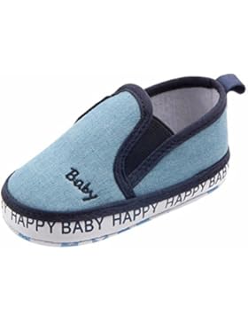Huhu833 Babyschuhe, Neugeborenes Baby Baby Solid Stickerei Anti-Rutsch Weiche Beiläufige Faule Schuhe Sneaker...