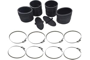 ‎GHTMARRINE Auspuff-Y-Rohr-Kit 807166A1 Schlauchbalg 32-14358T 32-44348T kompatibel mit Mercruiser 1998 & Up