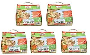 Cats Best Oko Plus Clumping Organic Cat Litter -5 Ltr (Pack Of 5) Total = 25 Ltr