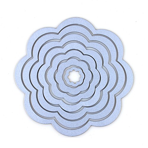 Souarts Stanzschablonen Metall Schneiden Schablonen für DIY Scrapbooking Album Schneiden Schablonen Papier Karten Sammelalbum Dekor