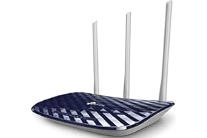 TP-Link Archer C20 Router WiFi – AC750 Dwuzakresowy (5 GHz 433 Mb/s + 2.4 GHz 300 Mb/s), 3 Zewnętrzne Anteny, Kontrola Rodzicielska, Łatwa Konfiguracja