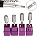 Nail Drill Bits DANCINGNAIL 4 pcs/sets carbide nail art salon electric nail file drill bit for nail art