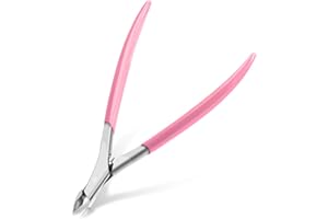 CGBE Corta Cuticulas Profesional, Cortacuticulas Afiladas de Acero Inoxidable, Pinza Cuticulas con Mango Antideslizante para Eliminación Precisa del Exceso de Cutículas y Piel Muerta