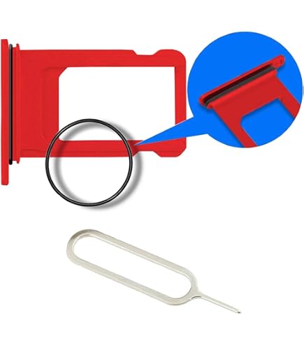 Tiroir Carte SIM IPhone 7 – Support Remplacement Avec Joint Étanchéité + Outil D'Extraction, Gris/Argent