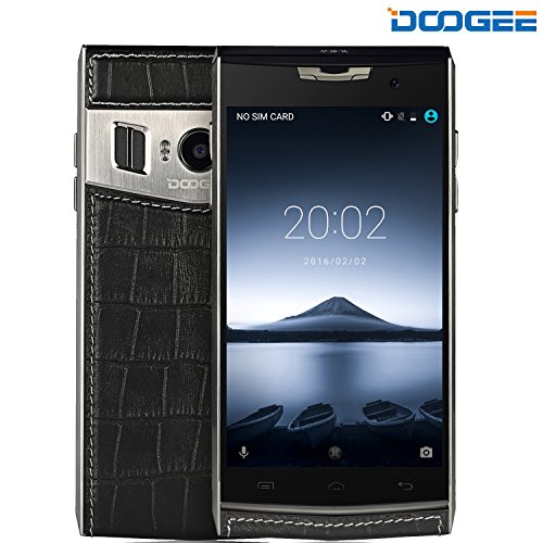 Smartphone Dual SIM, DOOGEE T3 Android 6.0 Doppio Schermo Cellulari con 5MP + 13 MP Fotocamera Digitale - WCDMA 3G 4G / LTE FDD 3200 mAh Telefono - 3GB di RAM + 32GB ROM - Nero