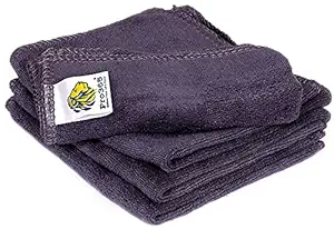PRO365 Microfiber 340 GSM Cleaning Cloth/Reusable/Lint-Free for Automobile/Home/Kitchen (Multicolor) - 4 Pack