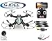 Produktbild s-idee® 01114 | Quadcopter 4.5 Kanal 2,4 Ghz Quadrocopter RC ferngesteuerter Hubschrauber/Helikopter/Heli mit GYROSCOPE-TECHNIK + 2,4Ghz TECHNOLOGIE!!! für INNEN und AUSSEN brandneu mit eingebautem GYRO und 2.4 GHz Steuerung! FLUGFERTIG!
