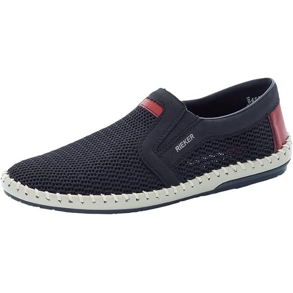 Mocasines De Hombre Mocasín Rieker 18267 Para Hombre - Tejido