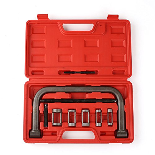 Femor Ventilfederspanner Set 10-teilig, inkl. Transportkoffer，Ventilschaftdichtung wechseln De-Montage Werkzeug Set zum Aus- und Einbau der Ventile