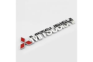 LJJWIW Auto Stemmi Decorazioni Per Mitsubishi, Badge Logo Cofano Emblema Distintivo Accessorio Adesivo Decalcomanie Styling Carrozzeria Parti
