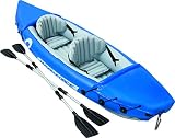 Bestway Hydro-Force Lite-Rapid x2 - Kayak doble, 321 x 88 cm, incluye dos remos desmontables