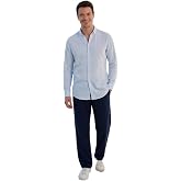 Tudors Erkek Baggy Fit Geniş Kesim%100 Pamuk M&uuml;slin Beli Lastikli Yandan Cepli Pantolon