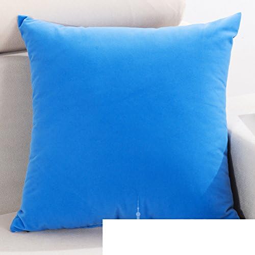 Plain solid color sofa cushions/Bed pillow cover/Lumbar support office/Bed pillow-M 48x48cm(19x19inch)VersionB
